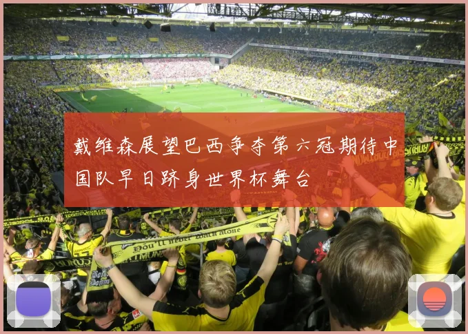 戴维森展望巴西争夺第六冠期待中国队早日跻身世界杯舞台